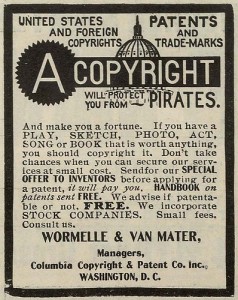 A copyright will protect you from PIRATES.